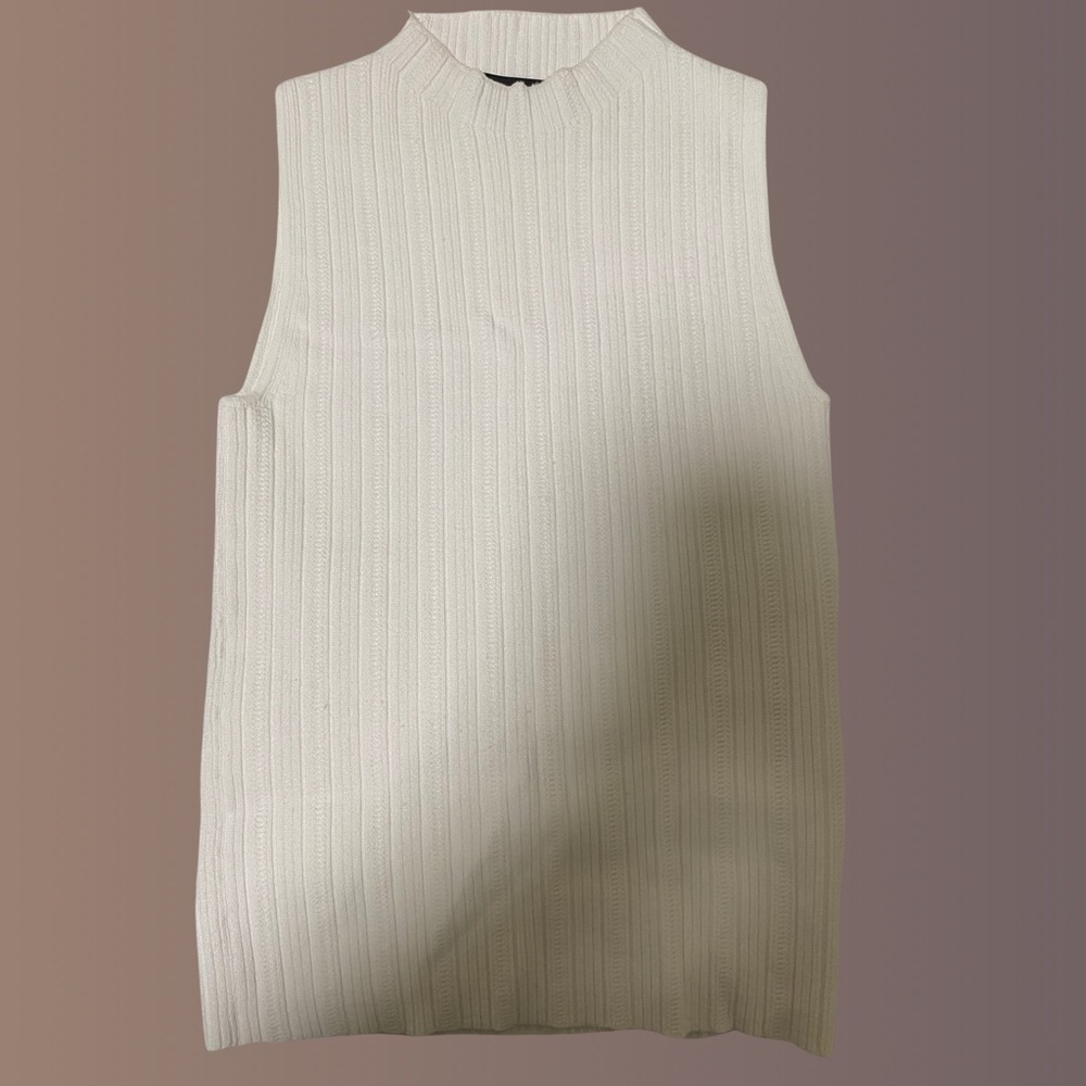 Theory Mock Neck Sweater Tank